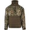 Drake Waterfowl Men's LST Guardian Flex Double Down Waterproof Windproof Insulated 1/4 Zip Eqwader Jacket, Realtree Timber, Large view 4