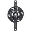 Shimano GRX FC-RX600-11 Crankset - 165mm, 11-Speed, 46/30t, 110/80 BCD, Hollowtech II Spindle Interface, Black view 3