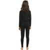 ViCherub Girls Thermal Underwear Set Kids Long Johns Fleece Lined Base Layer Black Medium view 4
