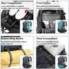 G4Free 50L Hiking Backpack Waterproof Daypack Outdoor Camping Climbing Backpack with Rain Cover for Men Women(Dark Grey) view 2