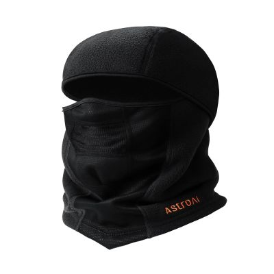 AstroAI Balaclava Ski Mask Winter Fleece Thermal Face Mask Cover for Men Women Warmer Windproof Breathable, Cold Weather Gear for Skiing, Outdoor Work, Motorcycling, Snowboarding, Black-M, 21.5-23"