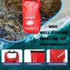 WELL-STRONG Waterproof First Aid Kit Roll Top Boat Emergency Kit with Waterproof Contents for Fishing Kayaking Boating Swimming Camping Rafting Beach Red view 2