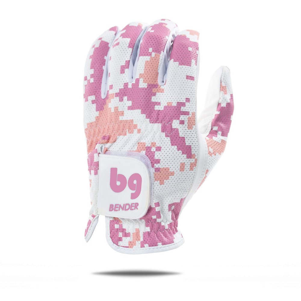 Bender Gloves - Women's Golf Glove, Durable Mesh Material, Unique Golf Gloves Women Right Handed Golfer (Wear On Left)