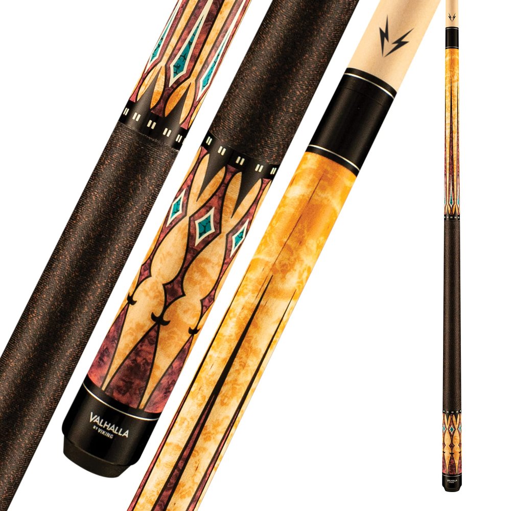 Viking Valhalla 500, 600 & 700 Series 2 Piece 58 Pool Cue Stick (18oz, VA502)