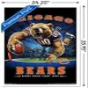 Trends International NFL Chicago Bears - End Zone 17 Wall Poster, 22.375" x 34", White Framed Version view 3
