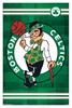 Trends International NBA Boston Celtics - Logo 14 Wall Poster, 22.375" x 34", White Framed Version view 1