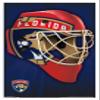 Trends International NHL Florida Panthers Mask 16 Wall Poster, 22.375" x 34", White Framed Version view 1