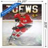 Trends International NHL Chicago Blackhawks - Jonathan Toews 17 Wall Poster, 34L x 22.4W, White Framed Version view 3