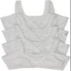 ToBeInStyle Girl's 4-Pack Crochet Trim Cami Training Bras - White - 16 Years view 1