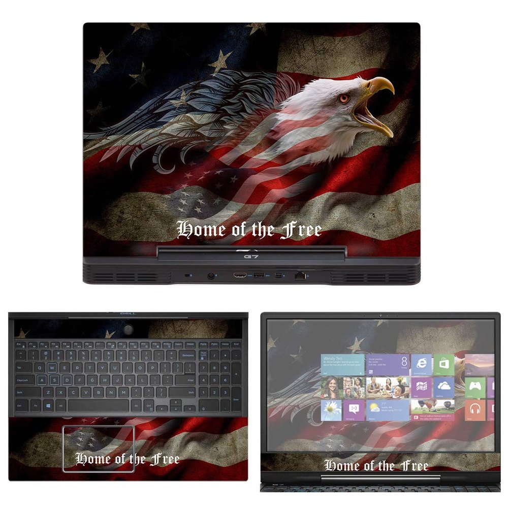 Decalrus - Protective Decal Skin Sticker for Dell G7 7590 (15.6" Screen) case Cover wrap DEg7_7590-192