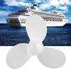 7/4 x 5 A Outboard Motor Propeller 3 Aluminum Boat Propeller Replacement for 3.5HP Outboard Engine, Lightweight Marine Prop, Easy Install, Model 7.25 x 5 A view 4