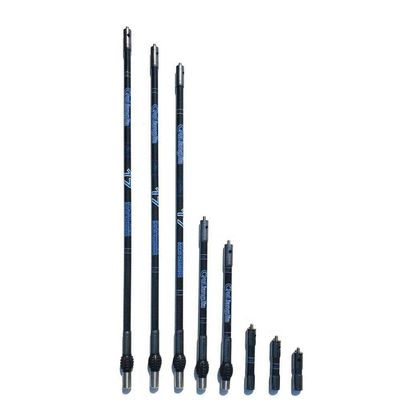 AMEYXGS 3/4/5/10/12/26/28/30 Inch Carbon Fiber Bow Stabilizer Balance Bar Stabilizer Extension Pole Rod Bow Stabilizer for Recurve Bow and Compound Bow (Blue 26 inch)