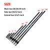 AMEYXGS 3/4/5/10/12/26/28/30 Inch Carbon Fiber Bow Stabilizer Balance Bar Stabilizer Extension Pole Rod Bow Stabilizer for Recurve Bow and Compound Bow (Blue 30 inch) view 3