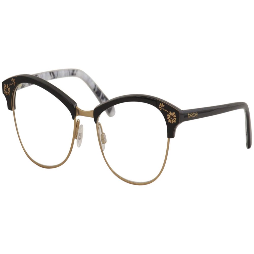 Bebe Women's BB5162 BB/5162 001 Jet Full Rim Optical Frame 53mm