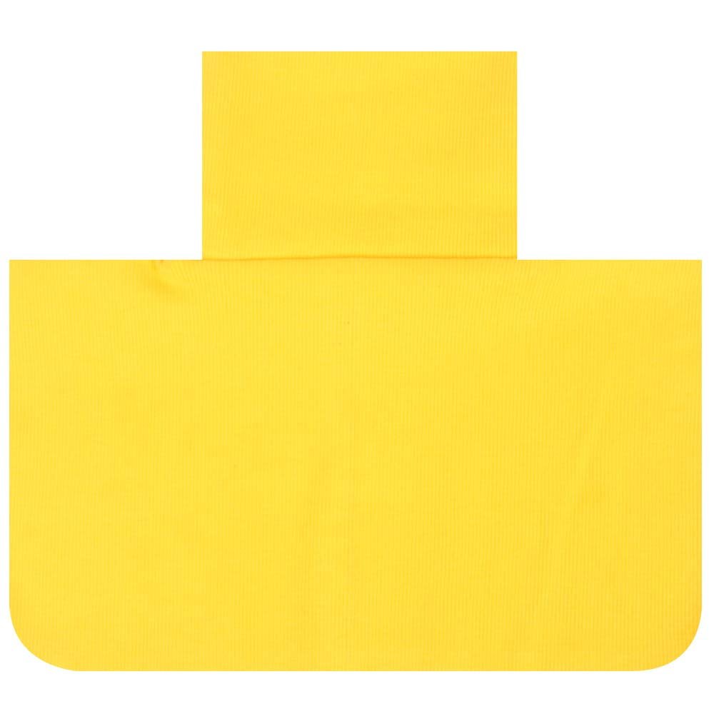hooristyle Basic Half Top Collar Neck Dickey Kid Mock Fake Turtleneck Yellow