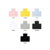 hooristyle Basic Half Top Collar Neck Dickey Kid Mock Fake Turtleneck Yellow view 3
