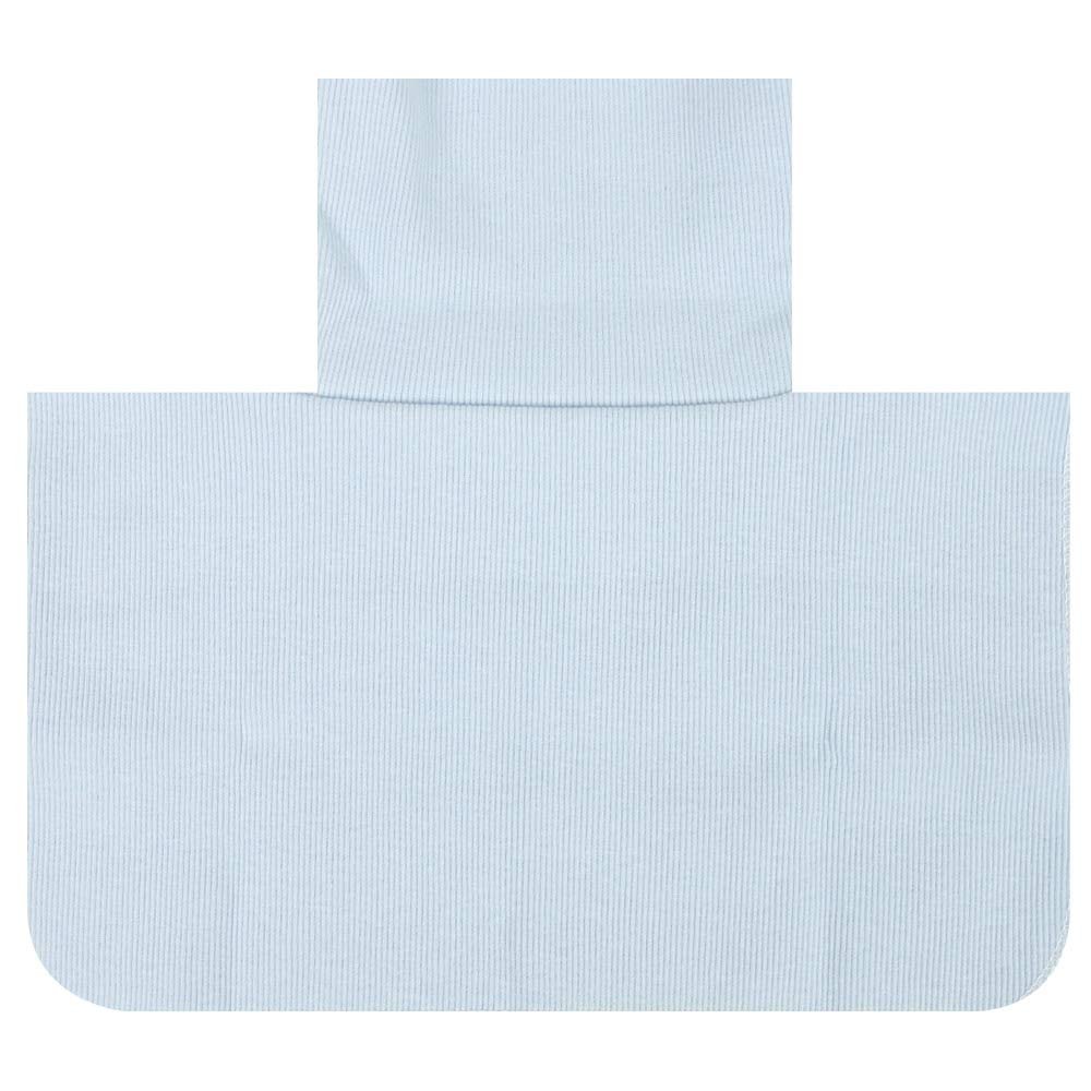 hooristyle Basic Half Top Collar Neck Dickey Kid Mock Fake Turtleneck Sky Blue