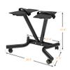 ATIVAFIT Adjustable Dumbbell Rack for Home Gym, SpaceSaving Dumbbell Storage & Organization, Compatible with Adjustable Dumbbells, Heavy Duty Weight Stand view 3