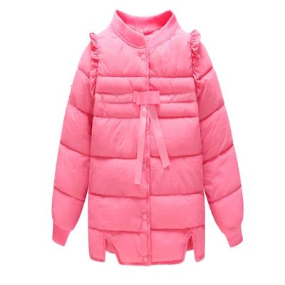 Stesti Winter Coat for Baby Girl Cute Korean Jacket Winter Coat for Baby Boy (3T) Red