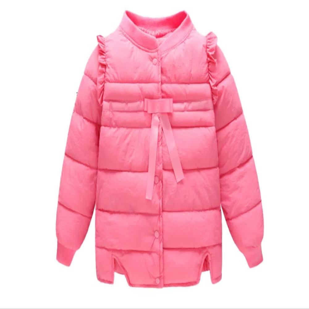 Stesti Winter Coat for Baby Girl Cute Korean Jacket Winter Coat for Baby Boy (3T) Red