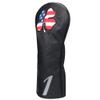 Craftsman Golf USA US Flag Clover Leather Black Driver Cover Headcover (1 Driver Cover) view 1