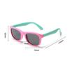 Boolavard TPEE Rubber Flexible Kids Polarized Sunglasses Age 3-10 view 4