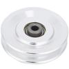 Alomejor Portable Pulley System, Durable Aluminum Alloy Compact Exercise Pulley for Home Gym Travel Office Fitness view 2