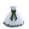 ekidsbridal White Flower Girl Dress Rose Gold Lilac Silver Mercury Gray Teal Blue 814T 16 view 1