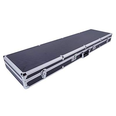 Only9left 135X35X12cm Aluminum New Framed Locking Gun Pistol Handgun Lock Box Hard Storage Carry Case Black