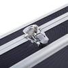 Only9left 135X35X12cm Aluminum New Framed Locking Gun Pistol Handgun Lock Box Hard Storage Carry Case Black view 3