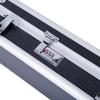 Only9left 135X35X12cm Aluminum New Framed Locking Gun Pistol Handgun Lock Box Hard Storage Carry Case Black view 4