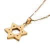 18K Gold Plated Jewish Jewelry Magen Star of David Pendant Necklace (gold) view 1
