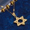 18K Gold Plated Jewish Jewelry Magen Star of David Pendant Necklace (gold) view 2