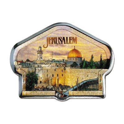 Collectible Novelty Pin for Backpack, Scarf - Made From Jeweler Class Metal - Spartan and the Green Egg Explorer Pin Series: Jerusalem, Israel (258)