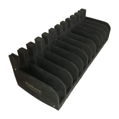 HYSKORE 30312 12-Gun Foam Pistol Rack Modular, Expandable, Closed Cell Construction, Customizable Barrel Channels for Single/Double Stack Handguns