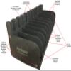 HYSKORE 30312 12-Gun Foam Pistol Rack  Modular, Expandable, Closed Cell Construction, Customizable Barrel Channels for Single/Double Stack Handguns view 2