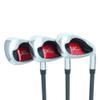 Extreme X5 Women's Complete Golf Wedge Set: 52 Approach Wedge (AW), 56 Sand Wedge (SW), 60 Lob Wedge (LW) Right Handed Ladies Flex Steel Shaft view 1