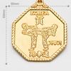 Taekwondo Korea Gold Medal of Eight Petales Competition Prize Award MMA Martial Arts Match Tournament Gym School Academy (6. Competing Posture) view 2