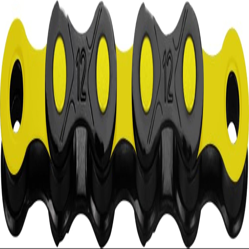KMC DLC 12 Speed Chain, Black/Yellow, 126 Link