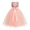 Heart Cutout Sequins Tulle Flower Girl Dress Social Events Parties 172seq 4 view 1