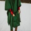 KAMMOK Mountain Blanket - Ultra-Plush Fleece, Water Resistant, Portable, Durable, Indoor/Outdoor Camp Blanket (84 in  50 in) - Pine Green view 2
