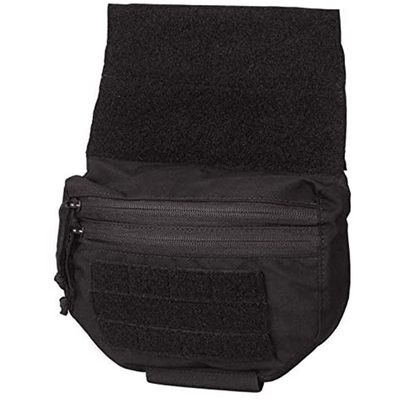 Chase Tactical Joey Utility Pouch  Lightweight, Fully Adjustable, Zipper Pockets  MOLLE Webbing  Lower Abdomen Protection  for Military, Law Enforcement, Medical, Combat Training, Black