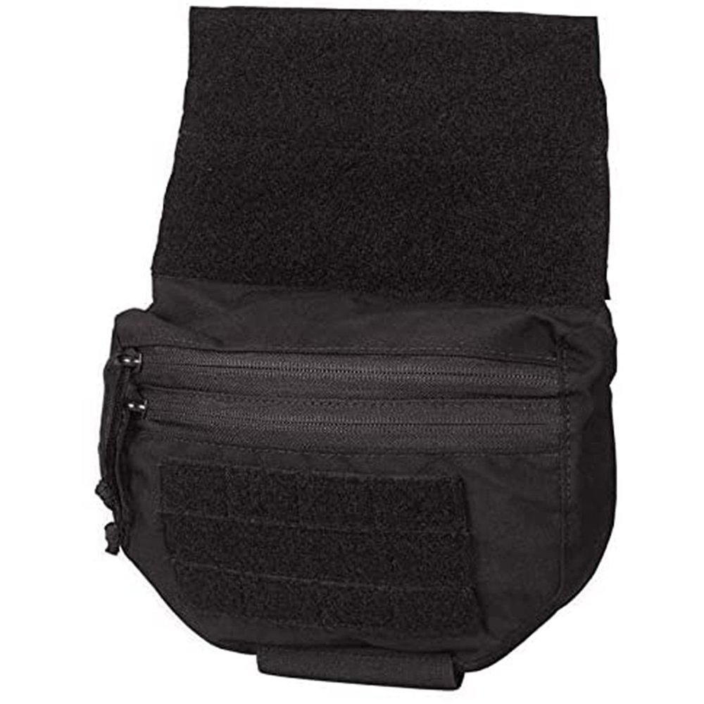 Chase Tactical Joey Utility Pouch Lightweight, Fully Adjustable, Zipper Pockets MOLLE Webbing Lower Abdomen Protection for Military, Law Enforcement, Medical, Combat Training, Black
