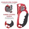 Lixada Climbing Hand Ascender 8-13mm Vertical Rope Access with Ergonomic Rubber Handle CE Certified Strong Rappelling Gear Equipment for Rock Climbing Tree Arborist, Rescue Caving view 3