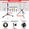 PowerNet Corbin Carroll Baseball Softball Deluxe (2.5 lbs) Batting Tee + Bucket Caddy Lifter Bundle, Training and Drills, Adjustable Height Tee 27.5" - 44", Lifter Holds All Standard Buckets view 3
