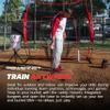 PowerNet Corbin Carroll Baseball Softball Deluxe (2.5 lbs) Batting Tee + Bucket Caddy Lifter Bundle, Training and Drills, Adjustable Height Tee 27.5" - 44", Lifter Holds All Standard Buckets view 4