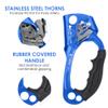 Lixada Climbing Hand Ascender 8-13mm Vertical Rope Access with Ergonomic Rubber Handle CE Certified Strong Rappelling Gear Equipment for Rock Climbing Tree Arborist, Rescue Caving view 3