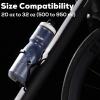 Corki Cycles Bike Water Bottle Holder Right Side Load Water Bottle Cage for Road, MTB, Gravel Bicycle Black 2-Pack view 2
