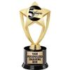 Crown Awards 5 Years Recognition Trophy, 8" Gold Star 5 Years Recognition Trophies with Deluxe Round Base 20 Pack view 1