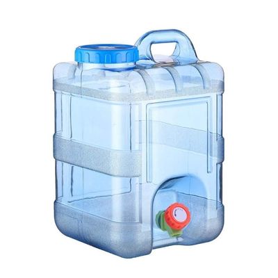 Beewanta Camping Water Storage Water Bucket Container Outdoorwith Faucet and Lid Car Self-Driving Tour Travel Mineral Water Barrel Carrier Bottles Drum BPA Free (Size : 20L)